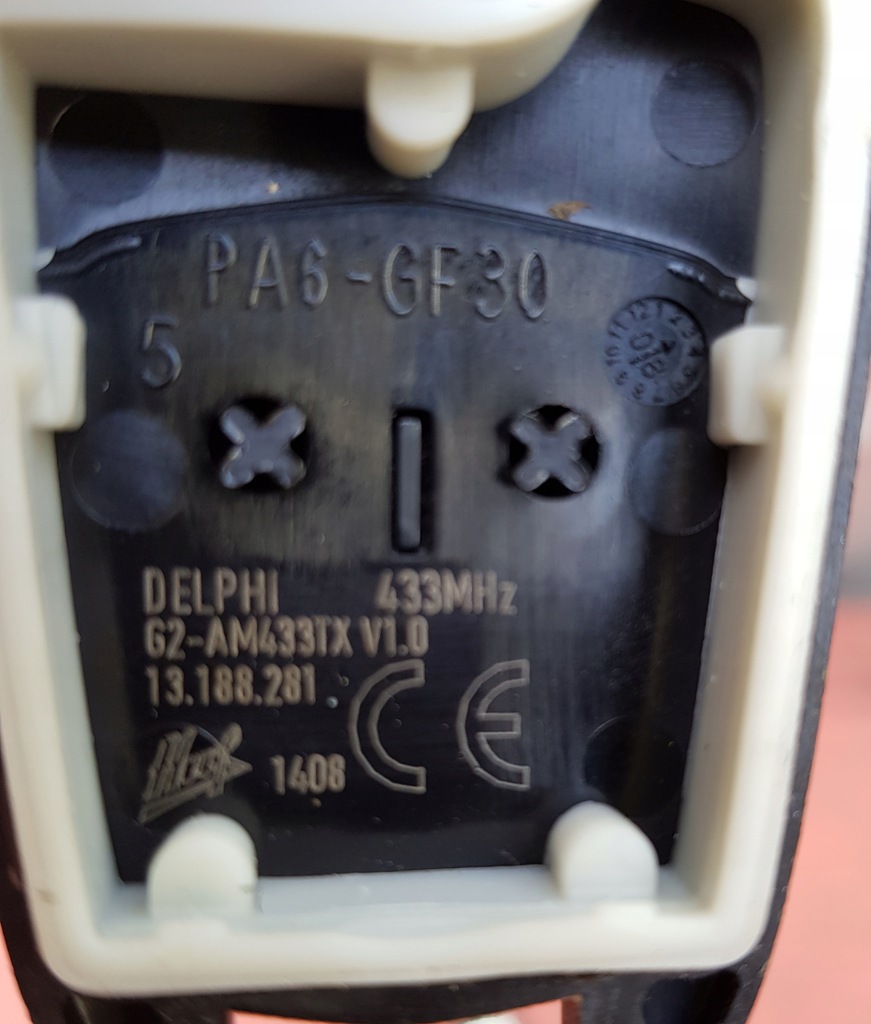 OPEL CORSA D REMOTE KEY 433 MHz DELPHI Product image