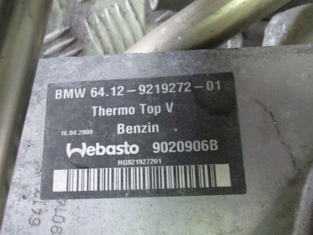 BMW F01 F06 F07 F10 F13 WEBASTO ΘΕΡΜΑΝΣΗ ΒΕΝΖΙΝΗ Product image