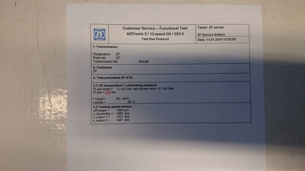 Επιλογέας κιβωτίου ταχυτήτων ZF Astronic,ZF Traxon FORD Product image