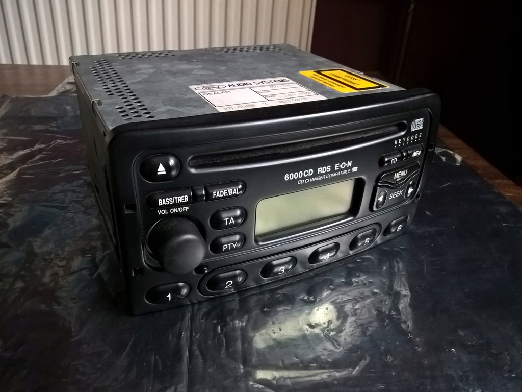 FORD MONDEO FOCUS FIESTA RADIO 6000CD RDS EON +ΚΩΔ. Product image