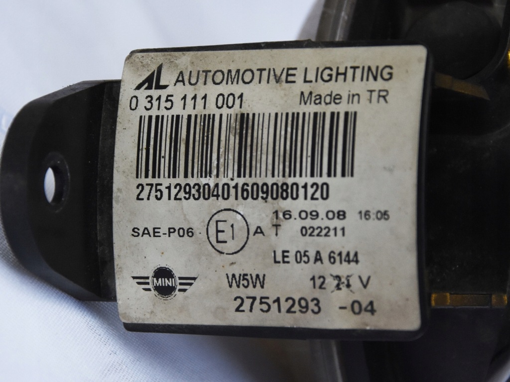 HALOGEN MINI R55 CLUBMAN 1.6 08 Ε.Ε Product image