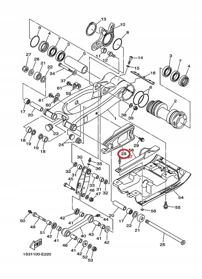 ΟΔΗΓΟΣ ΣΥΡΟΜΕΝΗΣ ΑΛΥΣΙΔΑΣ YAMAHA RAPTOR 700 06-18 Product image