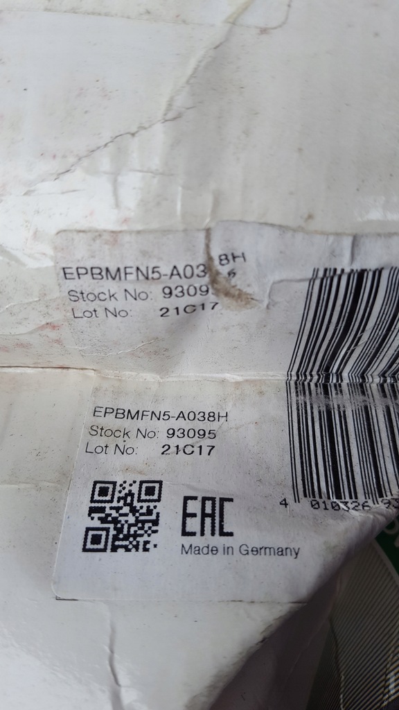 Mini Cooper R55 1.6 Μετρητής ροής αέρα 13627542418 NTK 93095 Product image