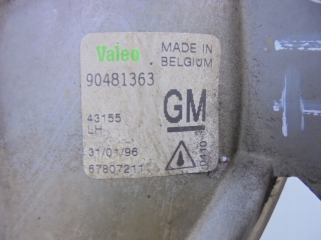 OPEL TIGRA I A HALOGEN LEFT 3D VALEO 90481363 Product image