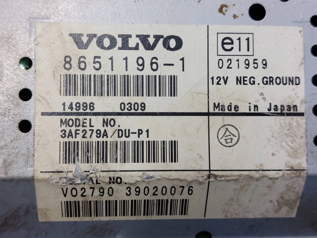 ΟΘΟΝΗ ΠΛΟΗΓΗΣΗΣ VOLVO S40 II V50 I 8651196 Product image