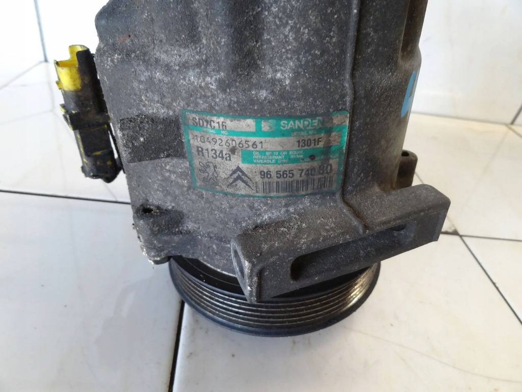 PEUGEOT 407 2.0 HDI 2005 COMPRESSOR AIR CONDITIONING COMPRESSOR 9656574080 Product image