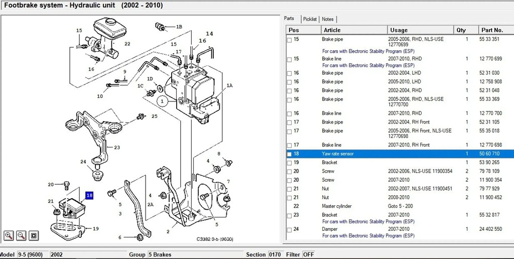 Saab 9-5 2002 Άλλα Product image