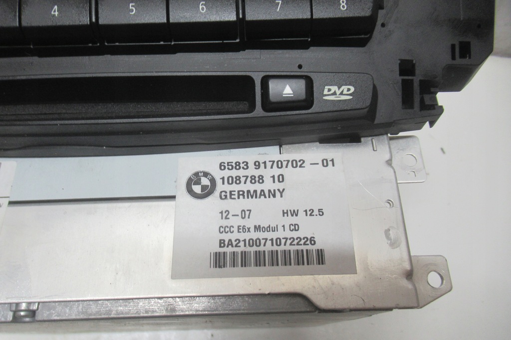 BMW E61 3.0 D 07R RADIO NAVIGATION CD READER MODULE 9170702 Product image