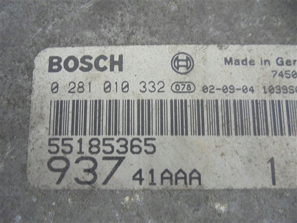 ΕΛΕΓΧΟΣ ΚΙΝΗΤΗΡΑ BOSCH FIAT-ALFA BOSCH 0281010332 Product image