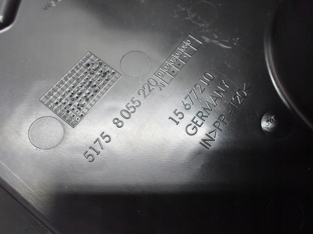 ΠΛΑΚΑ ΚΑΛΥΜΜΑΤΟΣ ΣΑΣΙΔΙ ΔΕΞΙΟ 8055220 BMW 1 F20 17R Product image