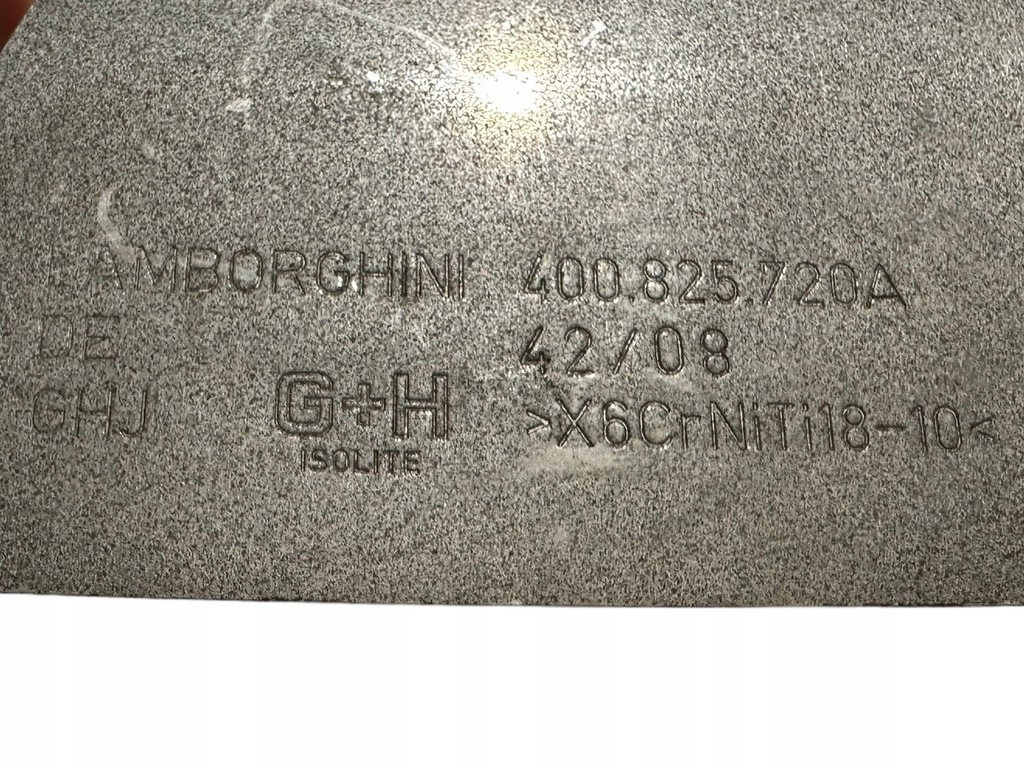 LAMBORGHINI GALLARDO κάλυμμα θερμικής πλάκας RH 400825720A Product image
