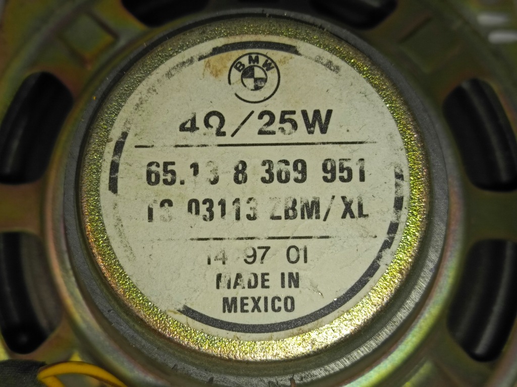 BMW E36 μπροστινό ηχείο 8369951 OE Product image