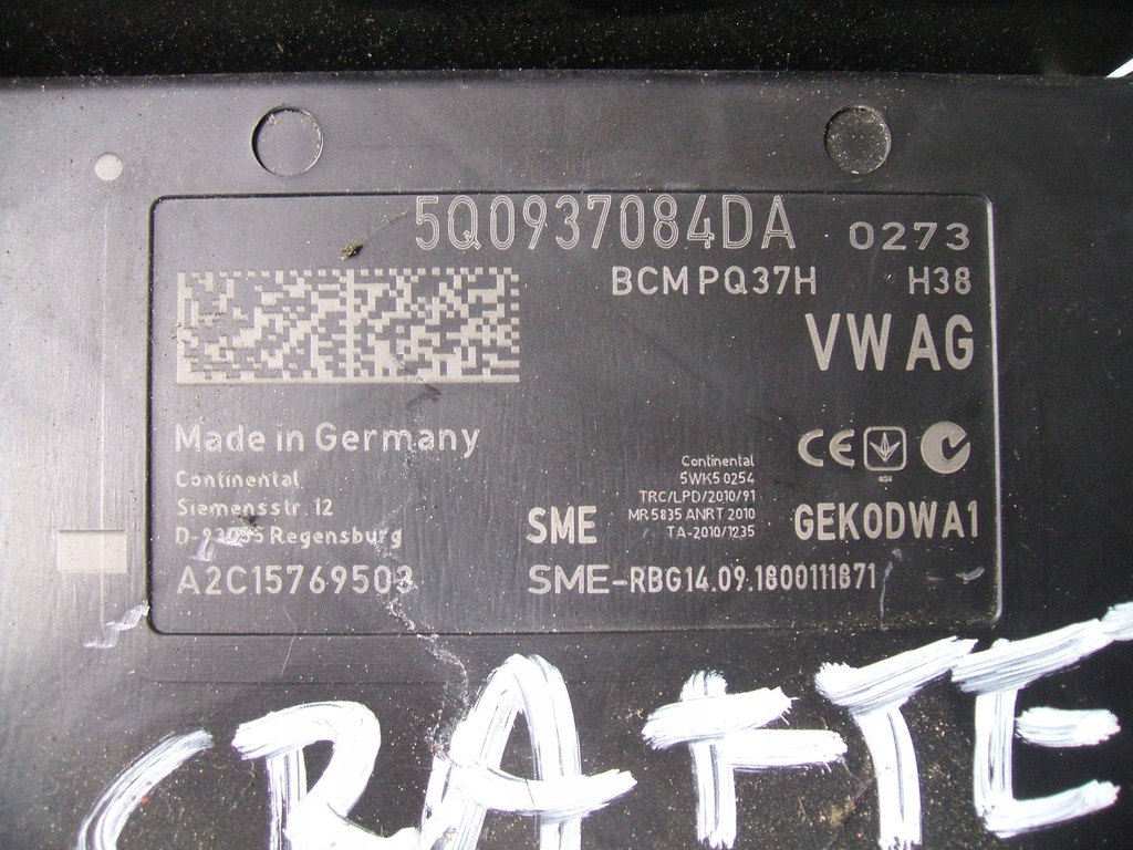 Κουτί ρελέ ασφαλειών VW CRAFTER II MAN TGE BCM MODULE CONTROLLER Product image