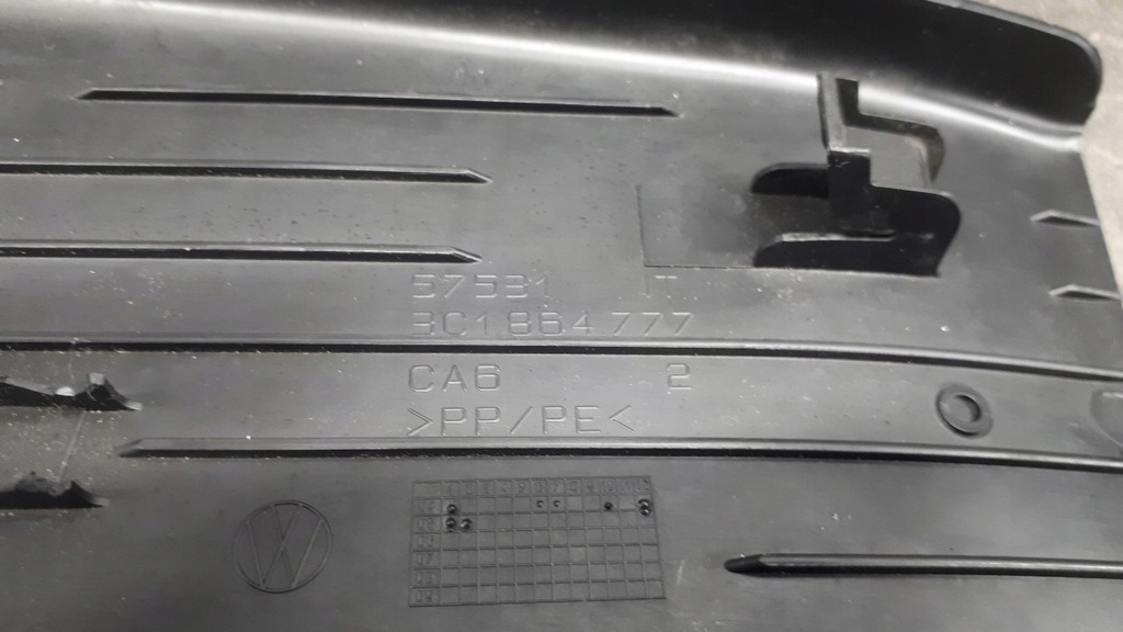 3C1864777 Κουρασμένοι αυξήσεις κάτω από το Stope Passat B7 Product image
