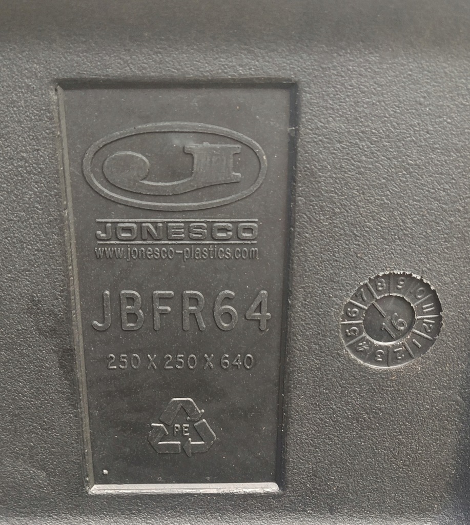JONESCO - Πυροσβεστήρας κουτί 6Kg - JBFR64 - 250x250x640 - ΜΑΥΡΟ Product image