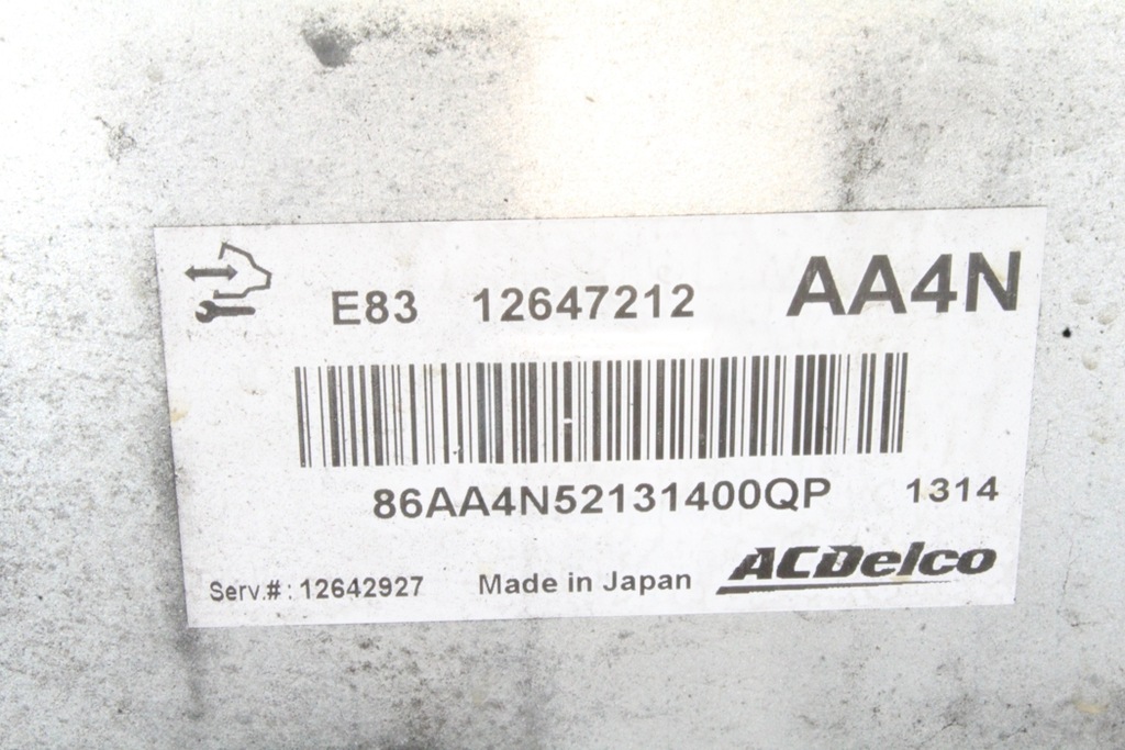 Opel Astra J 12647212 1.4L Βενζίνη 74kW 2012 Product image