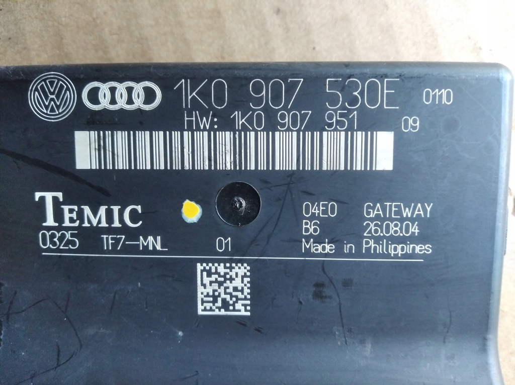 ΜΟΝΑΔΑ ΕΛΕΓΧΟΥ GATEWAY VW GOLF SEAT SKODA 1K0907530E Product image