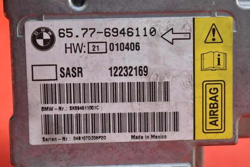 ΑΙΣΘΗΤΗΡΑΣ AIRBAG 6946110 BMW E65 3.0 D 04R Product image