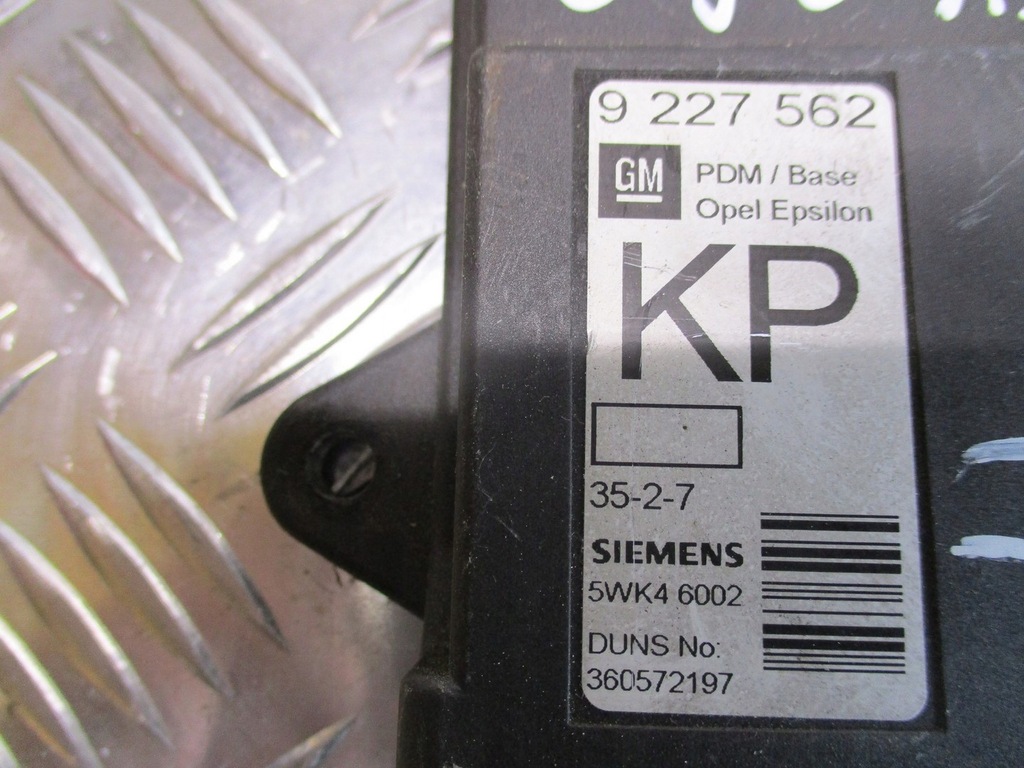 ΜΟΝΑΔΑ ΕΛΕΓΧΟΥ ΠΟΡΤΑΣ OPEL VECTRA C 1.8 16V 9227562 Product image