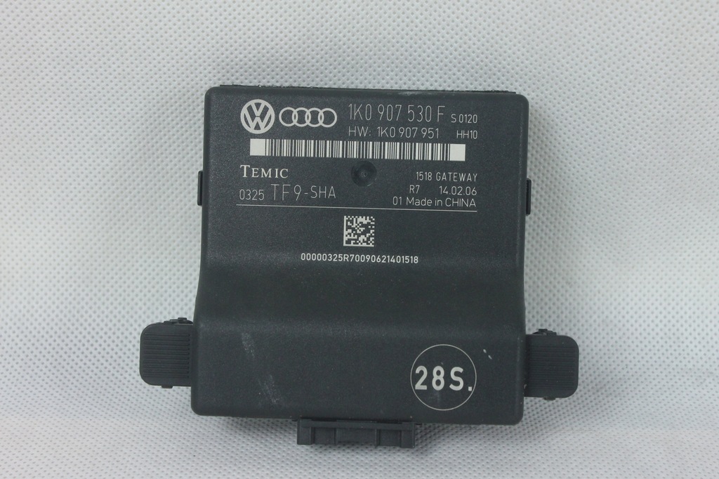 Μονάδα ελεγκτή πύλης Audi VW Skoda Octavia II 1.9 BXE Seat 1k0907530f Product image