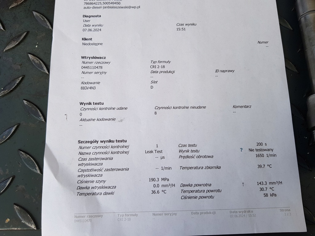 Bosch injector 7 810 702 BMW E90 F10 F20 F34 F01 N47N N57N 520d 530d Product image