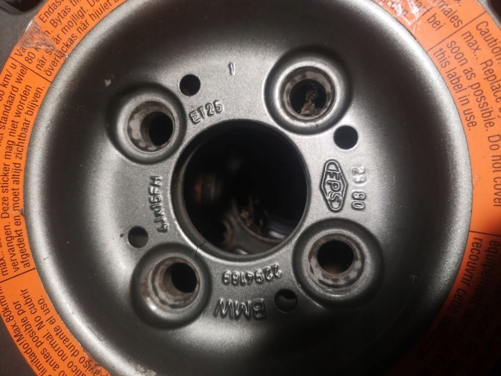 BMW Z1 εφεδρικός τροχός 4x100 r15 ΚΕΝΤΡΙΚΗ ΤΡΥΠΑ 57.1 Product image