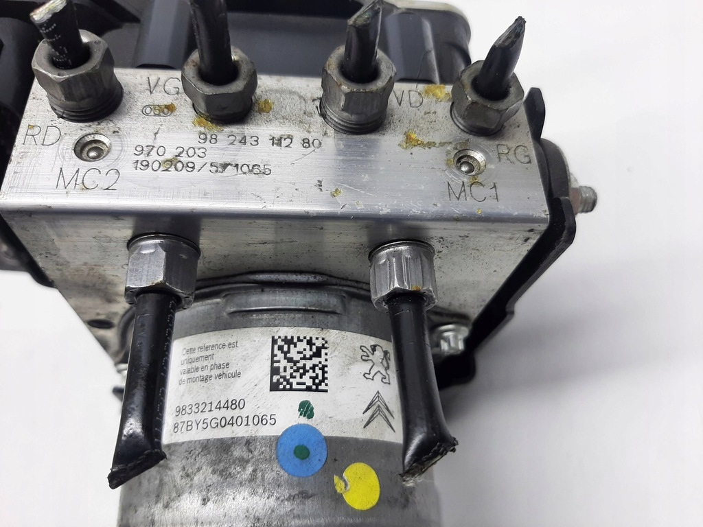 CITROEN DS7 ΕΛΕΓΧΟΣ ΑΝΤΛΙΑΣ ABS MODULE 9824311280 970203 190209 9833214480 Product image