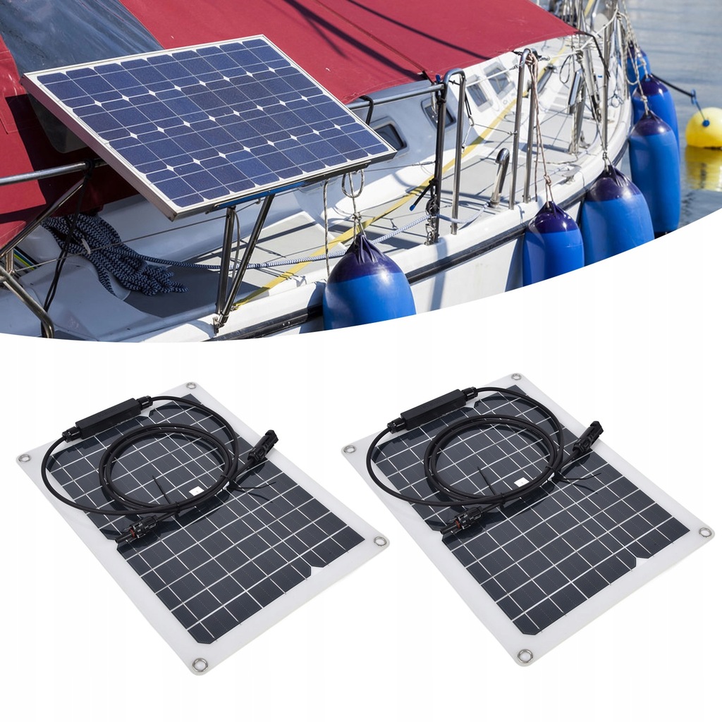 2 τεμ. Σύνολο ηλιακών συλλεκτών 15W φορητό Product image