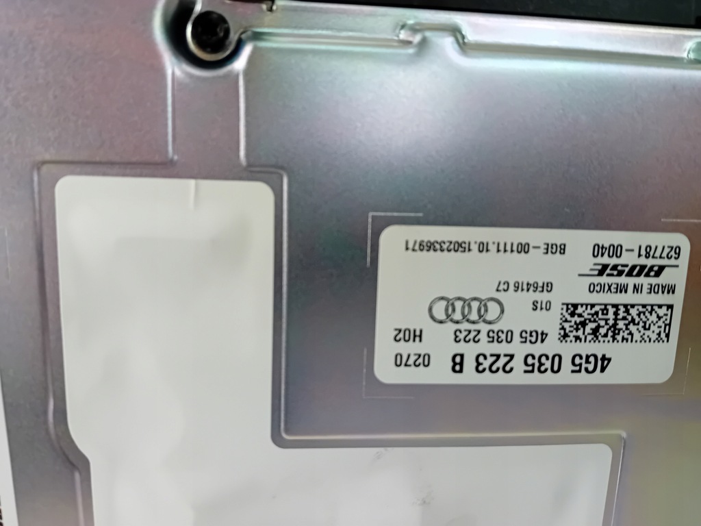 AUDI A6 S6 RS6 4G 4G5 SOUND SYSTEM ΣΕΤ ΗΧΕΙΩΝ BOSE Product image