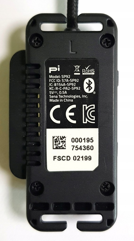 Σετ ηχείων κράνους Sena Bicycle Intercom Bluetooth 400M Pi SP92 Product image