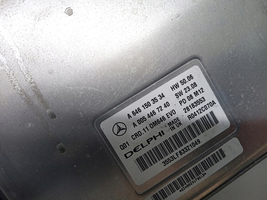 Mercedes C W204 C 220 CDI Ελεγκτής κινητήρα Product image