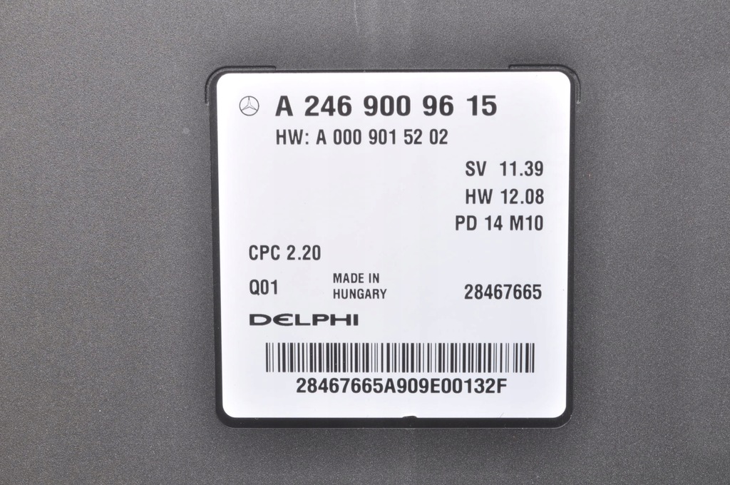 ΜΟΝΑΔΑ ΕΛΕΓΧΟΥ MERCEDES W246 W176 1.5 CDI GEARBOX MODULE A2469009615 Product image