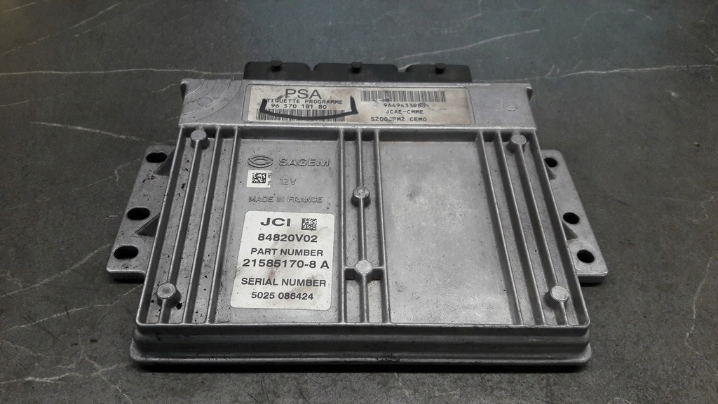 9657018180 ελεγκτής σκύλου Sagem Citroen C3 1.4 Product image
