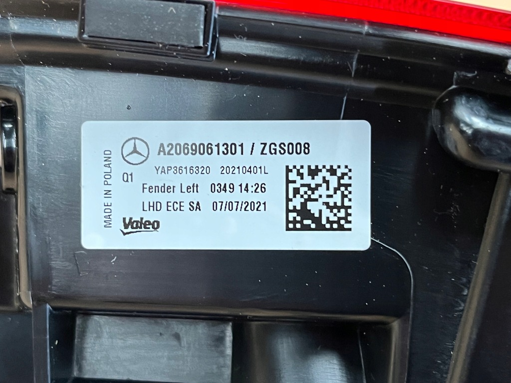 Mercedes C Class Combi 2021-2024 W206 Lable LED LAMPS Original SET Product image