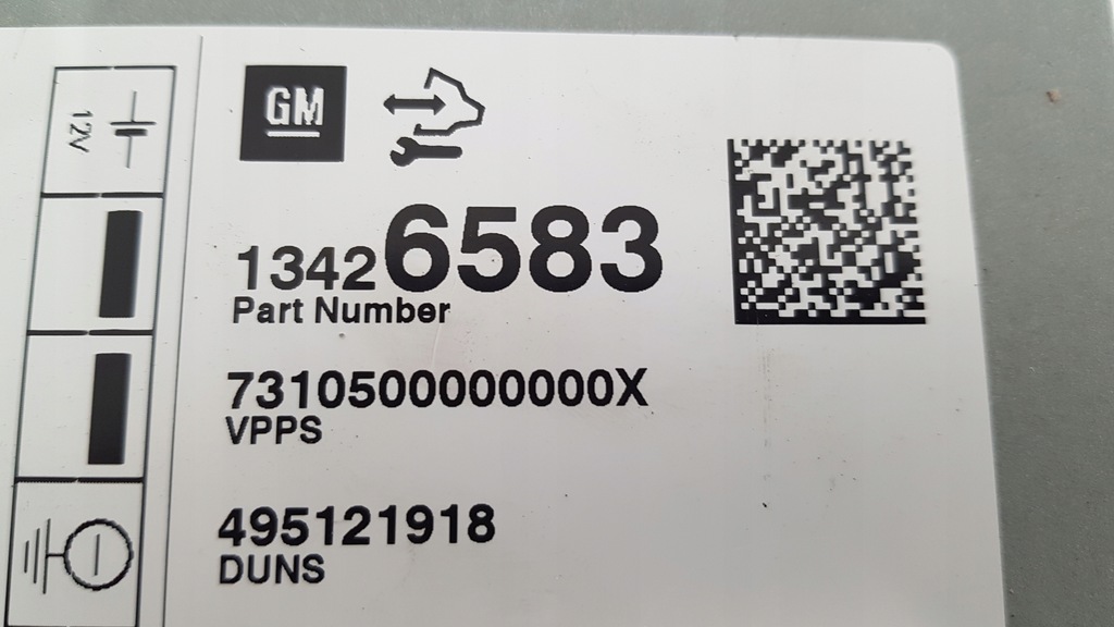 OPEL MOKKA MODUL PDC CONTROLER 13426583 Product image