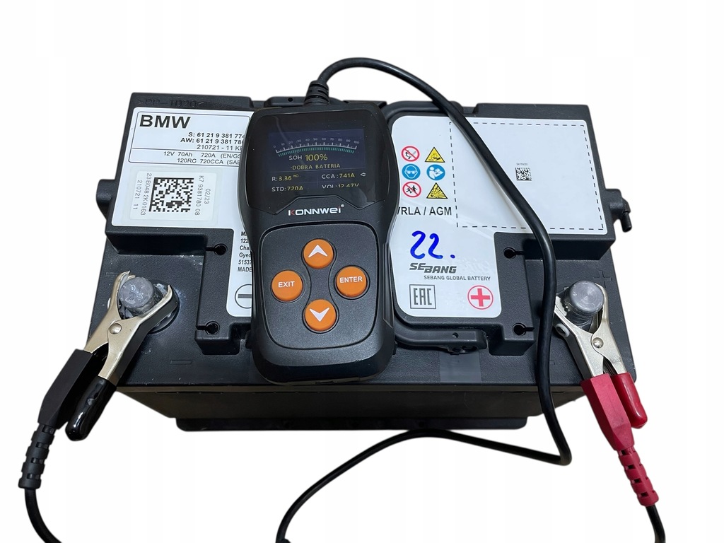 AGM Start-STOP 12V 70AH 720A BMW 2023 Product image