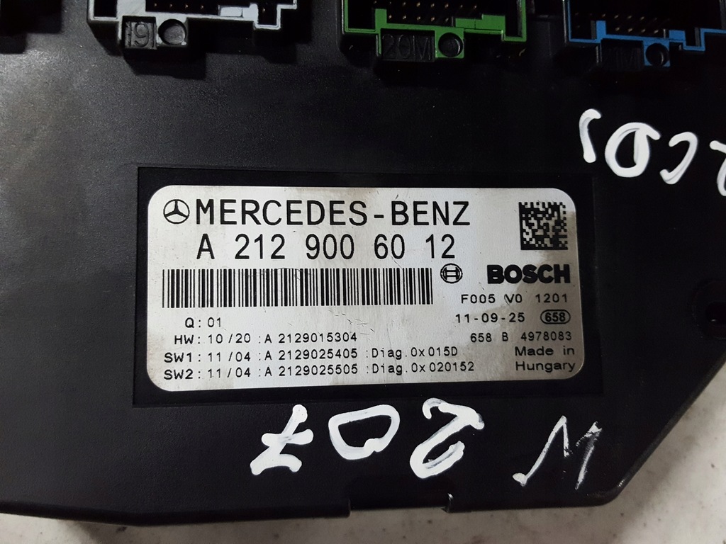 MERCEDES E W207 09r- 2.2 CDI MODULE CAR BOX Product image