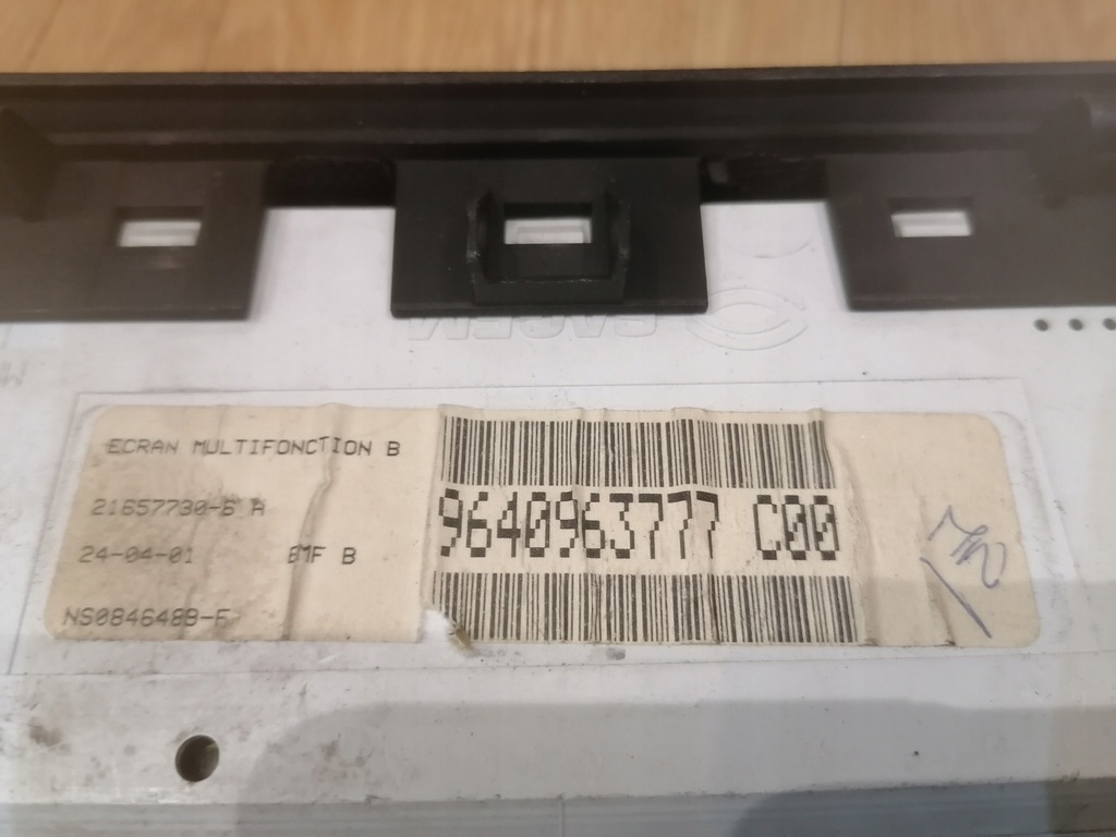 Peugeot 307 Watch Display 9640963777 Product image