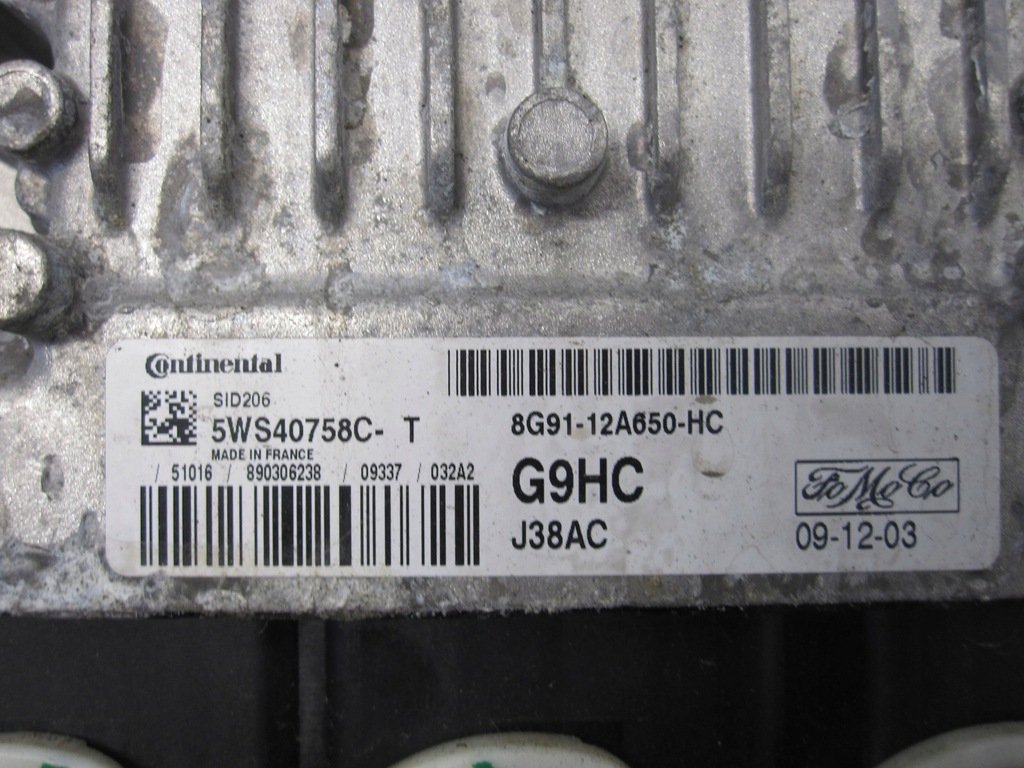 Ford S-Max MK1 και 10R Computer Engine Controller 8G91-12A650-HC Product image
