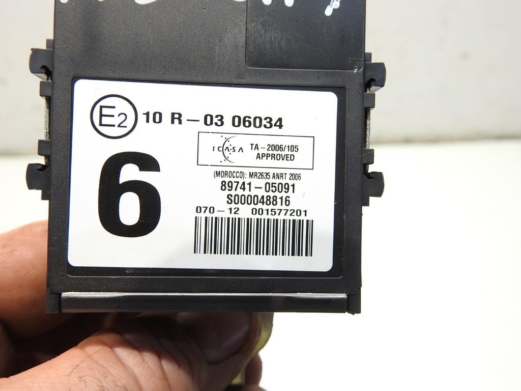ΜΟΝΑΔΑ ΕΛΕΓΧΟΥ ΚΕΝΤΡΙΚΟΥ ΚΛΕΙΔΩΜΑΤΟΣ TOYOTA AVENSIS III T27 89741-05091 Product image