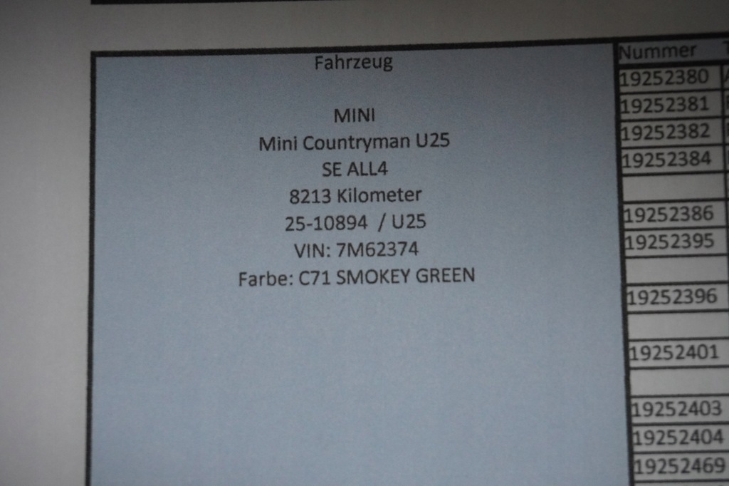 Πίσω λάμπες Mini U25 5A20507 Ευρώπη Product image