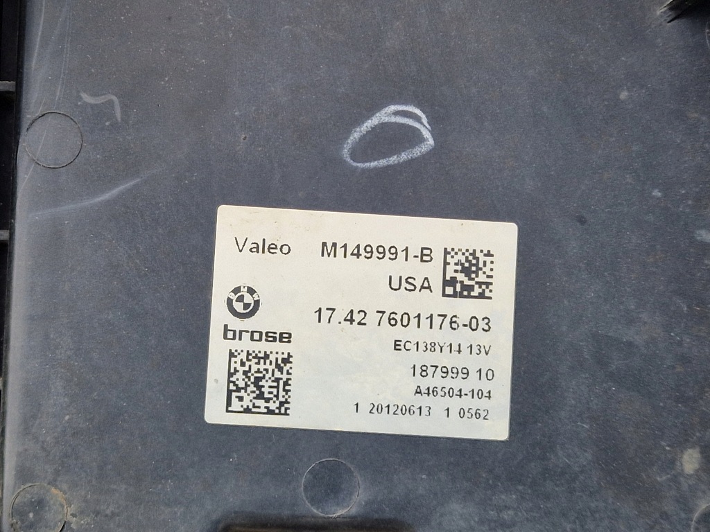 BMW X3 F25 Σετ ψυγείων με ανεμιστήρα 7601176-03 739123-11 2012 Product image