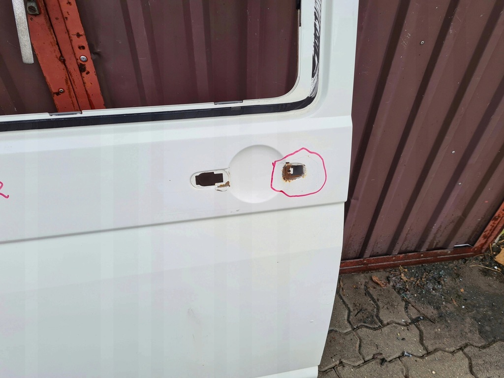 δεξιά συρόμενη πόρτα λευκή R902 VW T5 Product image