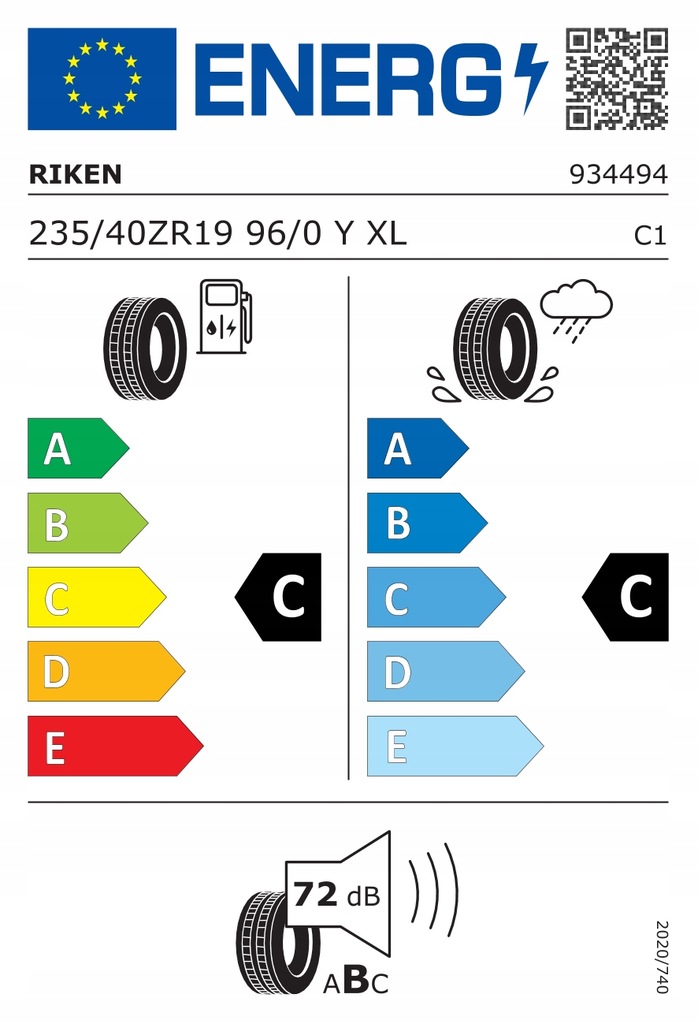 VW PASSAT B8 SUMMER WHEELS 235/40R19 AEZ NEW RIKEN Product image