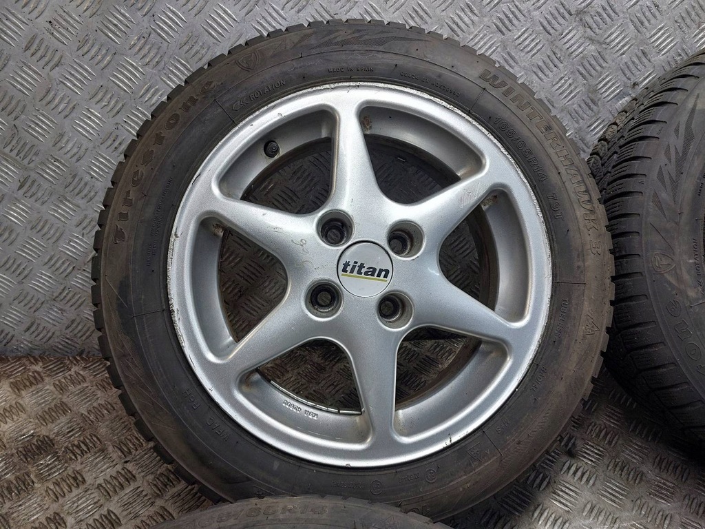ΧΕΙΜΕΡΙΝΑ ΖΑΝΤΕΣ 4Χ100 6Jx14 ET37 165/65R14 HYUNDAI MAZDA KIA HONDA TOYOTA Product image