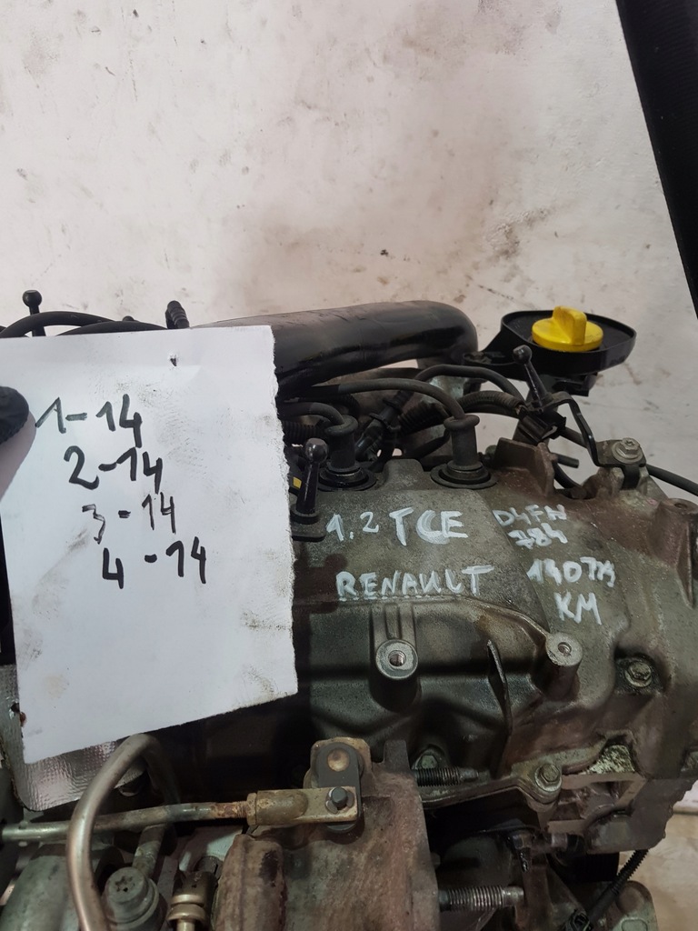 ENGINE D4FH784 RENAULT CLIO III MODUS 1.2 TCE 100KM 140K HP Product image