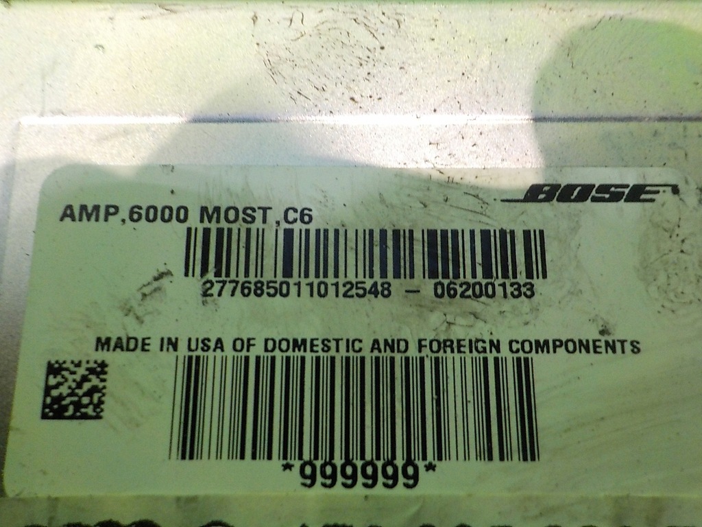 Audi A6 C6 3.0 TDI 06R 4D ενισχυτής BOSE 4F0035223F Product image