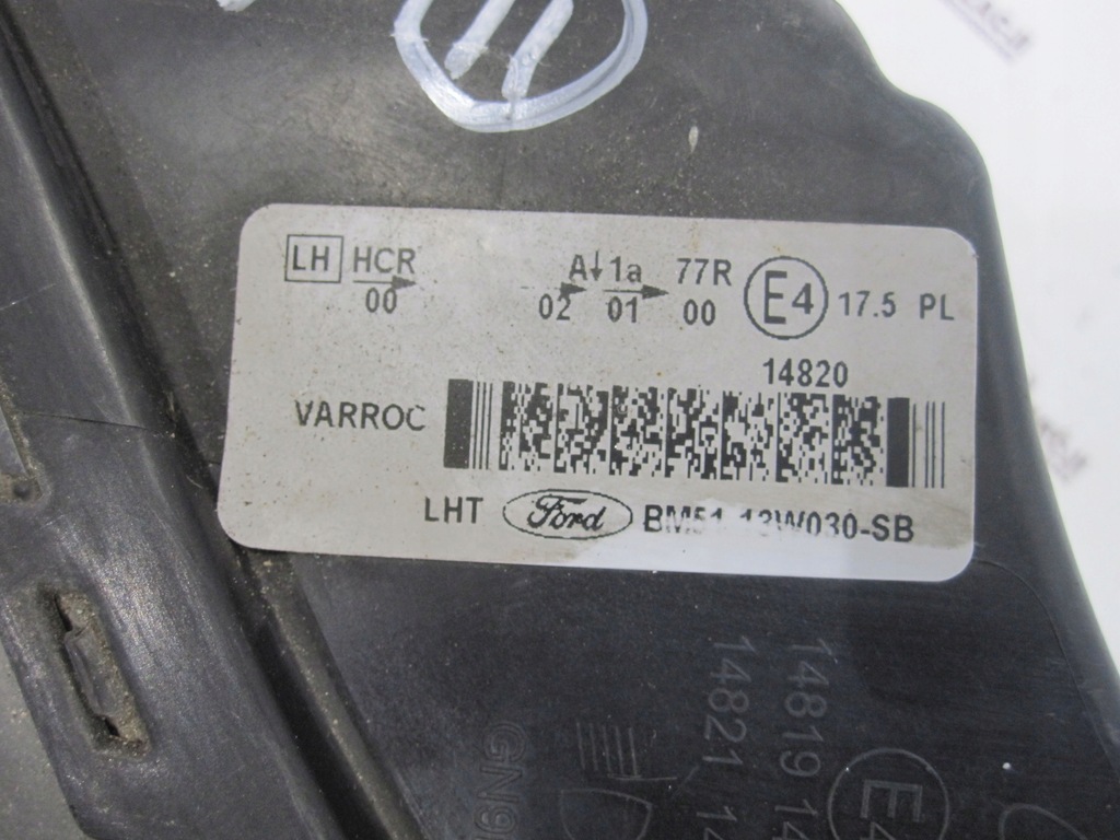 Ford Focus MK3 III 12R Αριστερά μπροστινή λάμπα BM51-13W030-SB Αγγλικά Product image