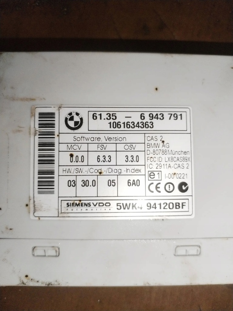 Ελεγκτές BMW 5 E60 E61 2004 Product image