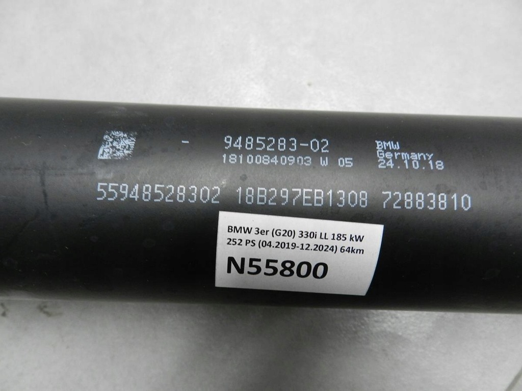 BMW 3 G20 DRIVE SHAFT 9485283 Product image